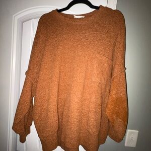 Cozy Women's Sweater in Warm Brown